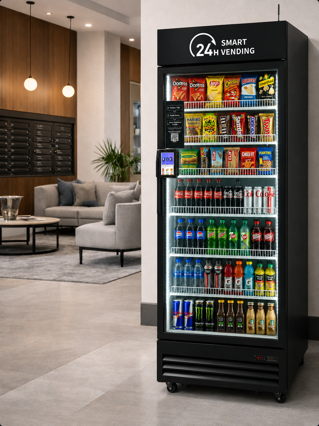 Smart cooler in student housing
